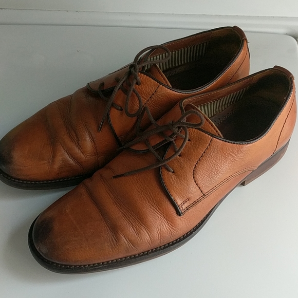 Johnston & Murphy 11m tan mens dress shoe - Picture 2 of 6